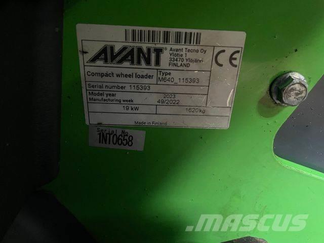 Avant Tecno 640 Pás carregadoras de rodas
