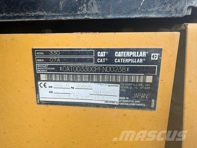 CAT 330 Next Gen Escavadoras de rastos