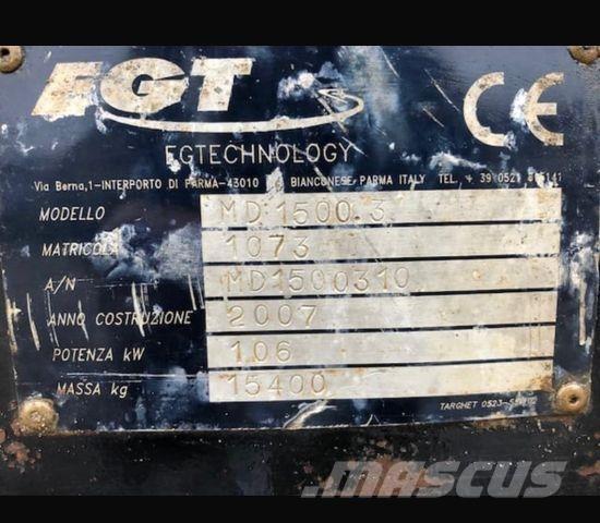 EGT MD 1500 Perfuradoras