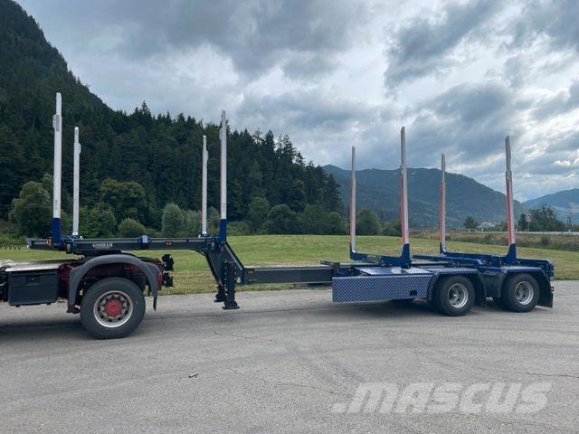 Gsodam T2L1 Semi Reboques Transporte Madeira