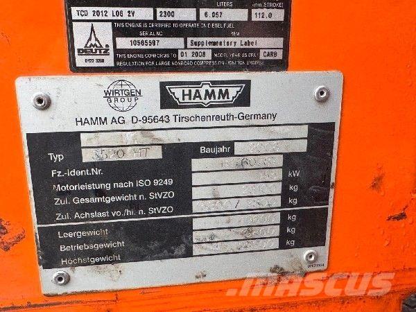 Hamm 3520 HAT Cilindros Compactadores monocilíndricos
