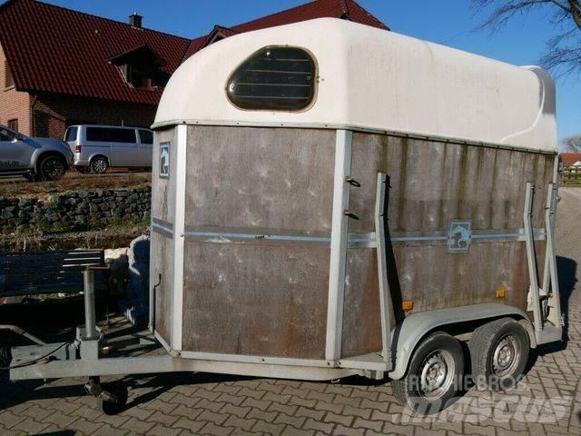  Holz Poly 2 Pferde Reboques transporte animais