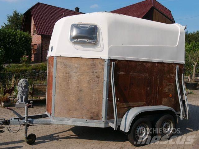  Holz Poly 2 Pferde Reboques transporte animais