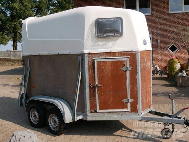  Holz Poly 2 Pferde Reboques transporte animais