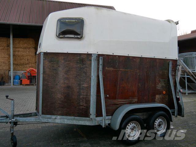  Holz Poly 2 Pferde Reboques transporte animais