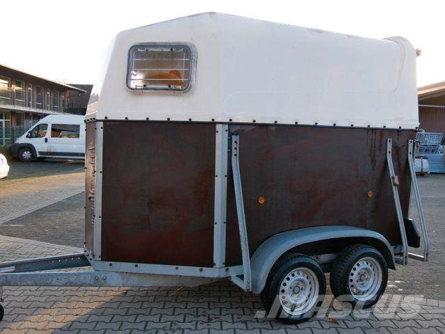  Holz Poly 2 Pferde Reboques transporte animais