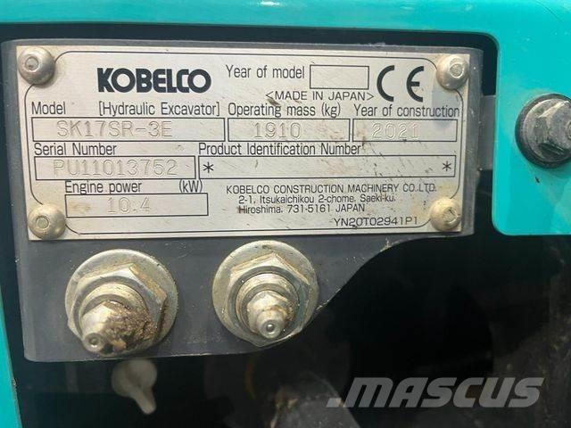 Kobelco SK 17 SR Mini Escavadoras <7t
