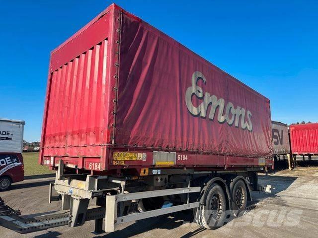 Krone 7,45 Edscha Camiões caixa cortinas laterais