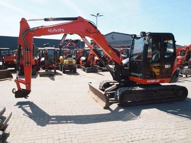 Kubota KX080-4a Mini Escavadoras <7t