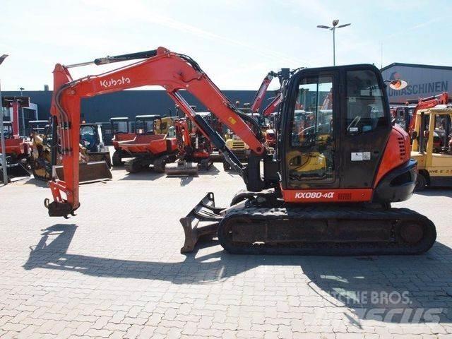Kubota KX080-4a Mini Escavadoras <7t