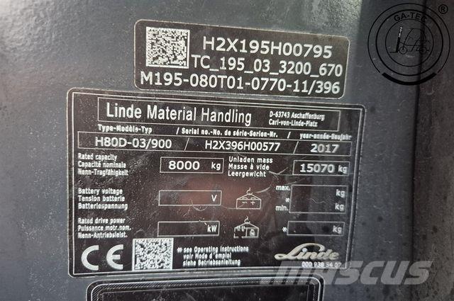 Linde H80D-03/900 Empilhadores Diesel