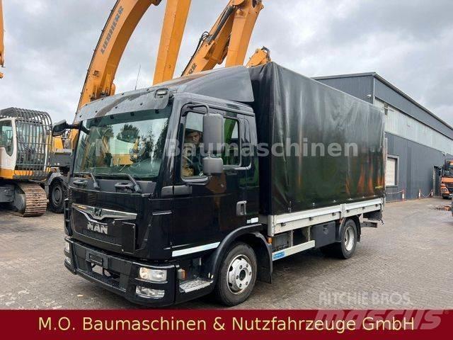 MAN TGL 7.180 Camiões caixa cortinas laterais