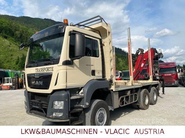 MAN TGS 33.480 6x6 Camiões de transporte de troncos