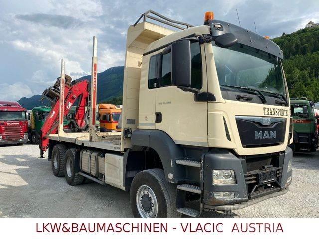 MAN TGS 33.480 6x6 Camiões de transporte de troncos