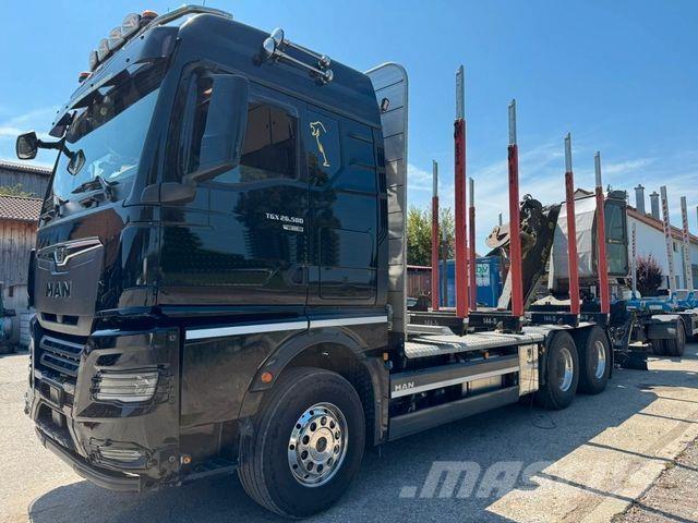 MAN TGX 26.580 Camiões de transporte de troncos