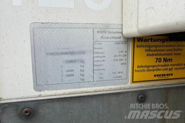 Rohr RAK 18IV Reboques caixa de temperatura controlada