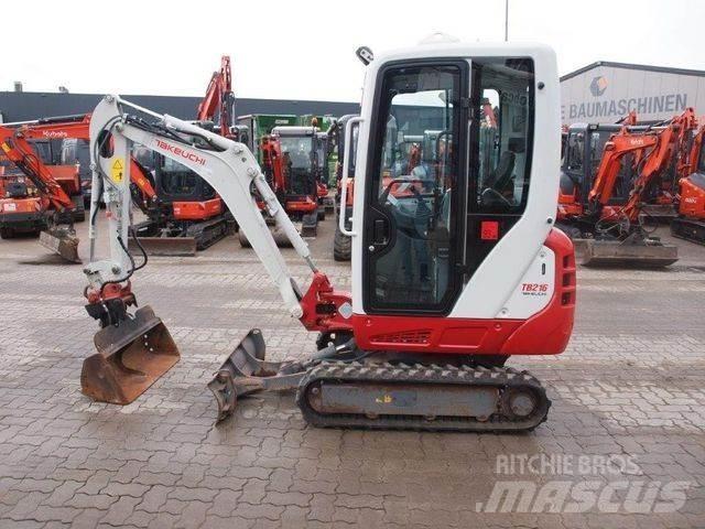 Takeuchi TB 216 Mini Escavadoras <7t