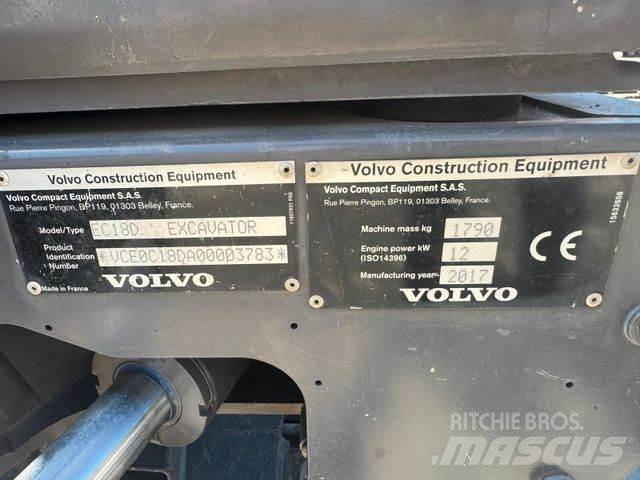 Volvo EC18D Mini Escavadoras <7t