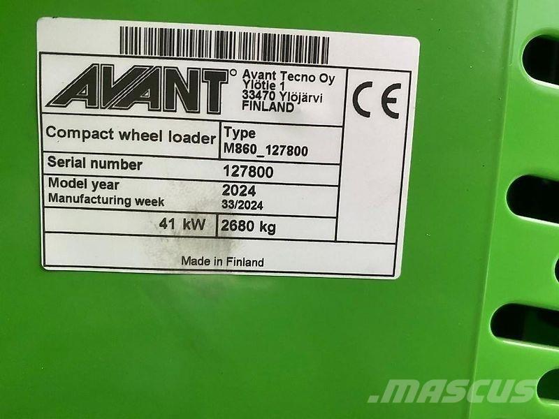 Avant 860 I TDL Carregadoras de direcção deslizante