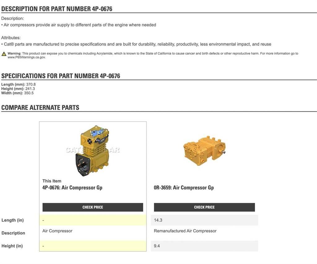 CAT 3406 Transportes - Outros
