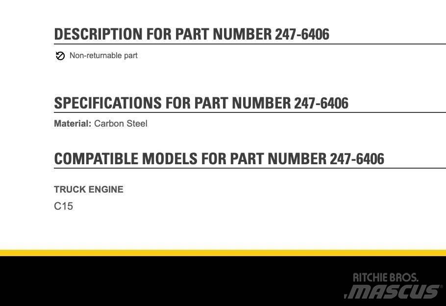 CAT C15 Transportes - Outros
