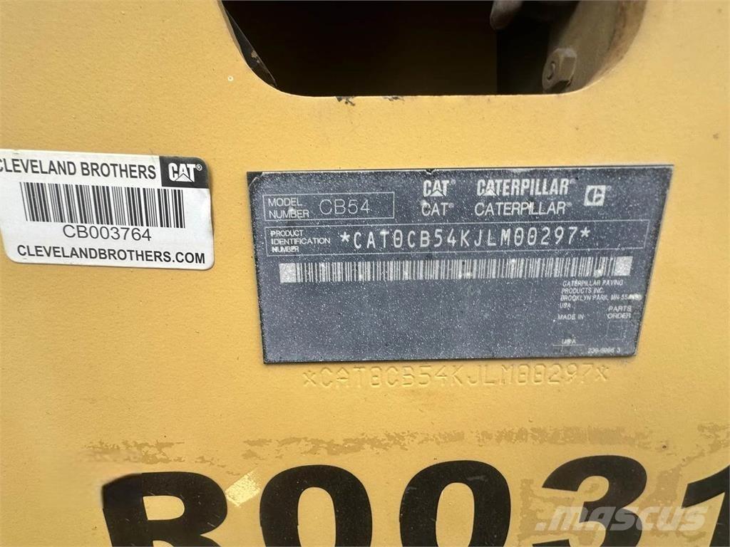 CAT CB54 Cilindros Compactadores monocilíndricos
