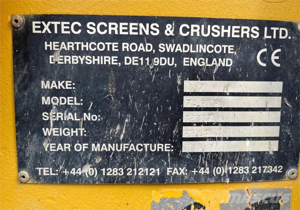 Extec E-7 Crivos