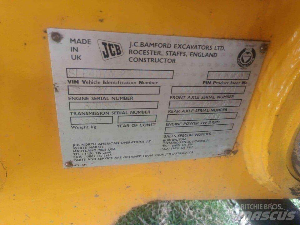 JCB 407 Pás carregadoras de rodas