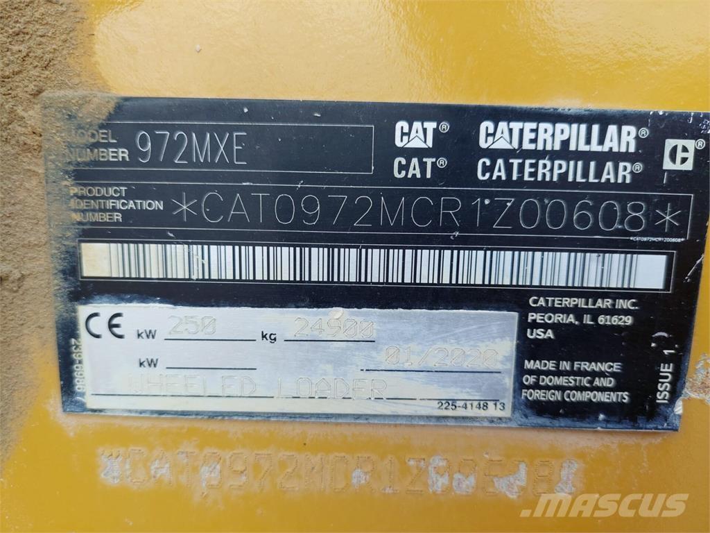 CAT 972MXE Pás carregadoras de rodas