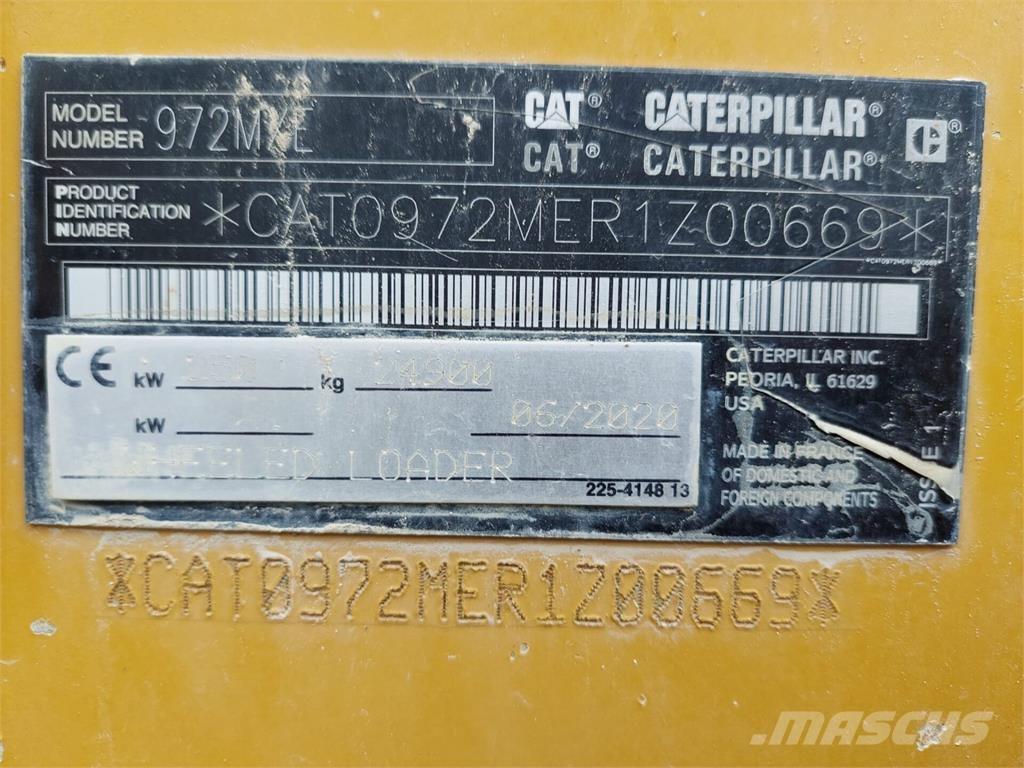 CAT 972MXE Pás carregadoras de rodas