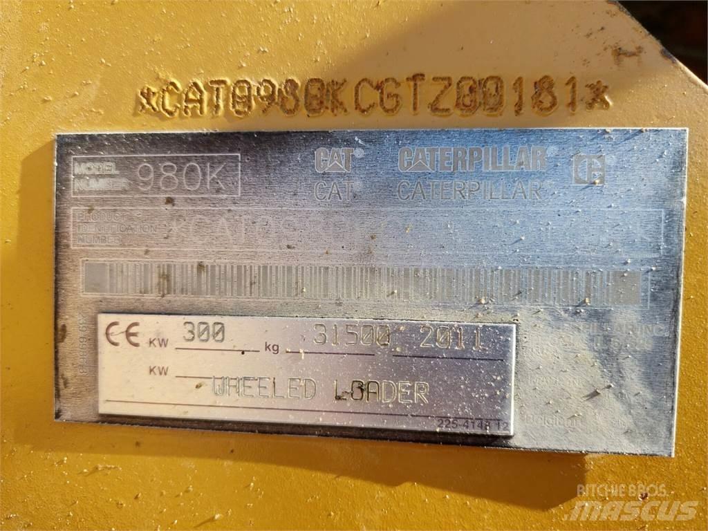 CAT 980K Pás carregadoras de rodas