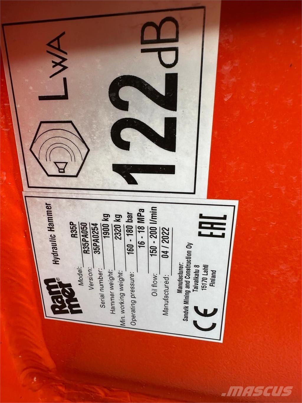 Rammer R35P Construção - Outros
