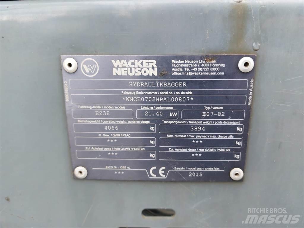 Wacker Neuson EZ38 Escavadoras de rastos