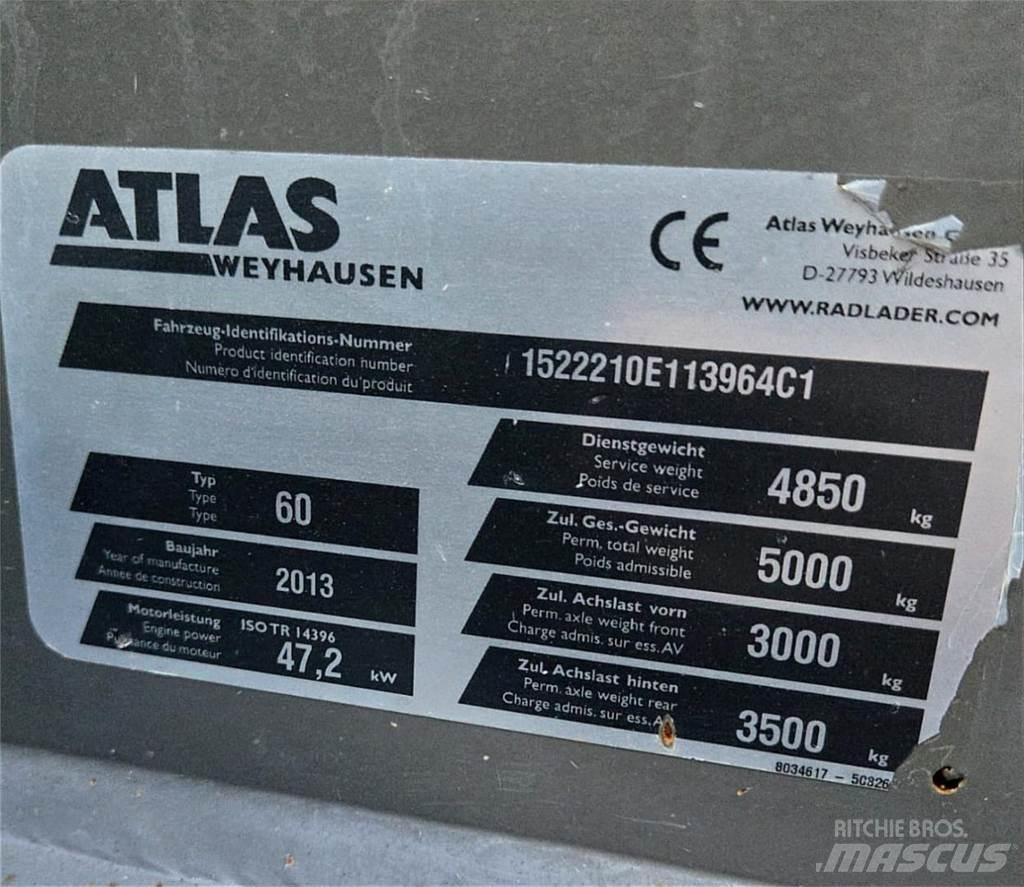 Atlas AR60 Pás carregadoras de rodas