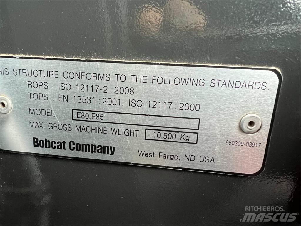 Bobcat E85 Escavadoras de rastos