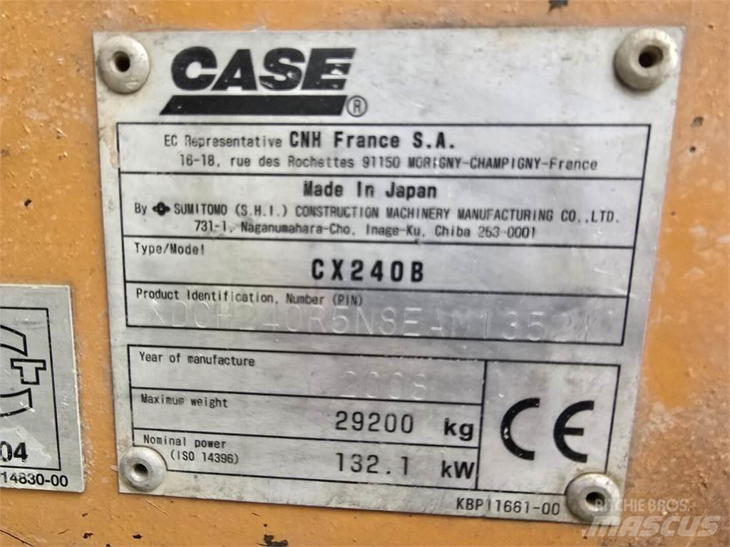 CASE CX 240 B Escavadoras de rastos