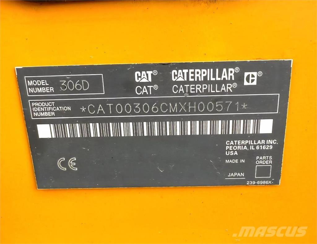 CAT 306D Mini Escavadoras <7t