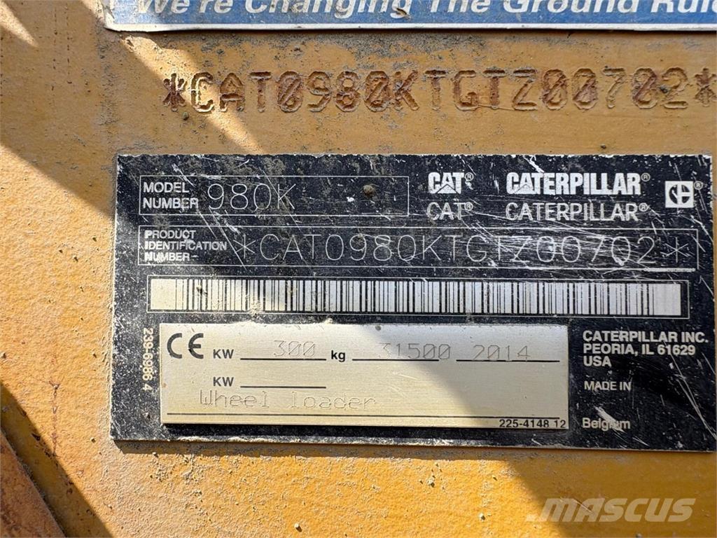 CAT 980 K Pás carregadoras de rodas
