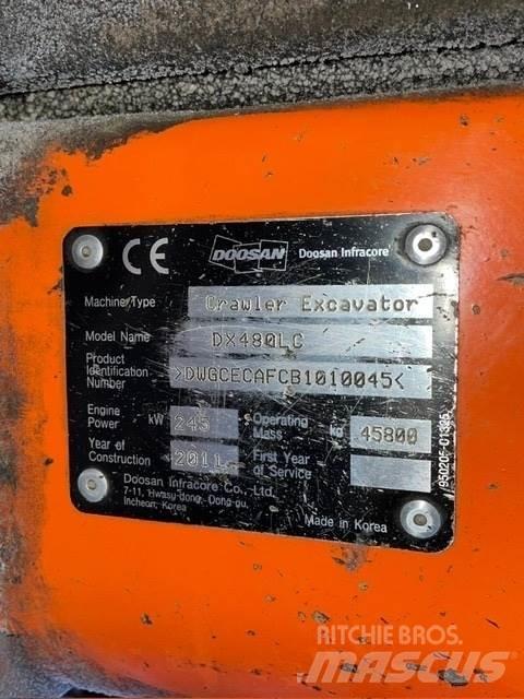Doosan DX480LC Escavadoras de rastos