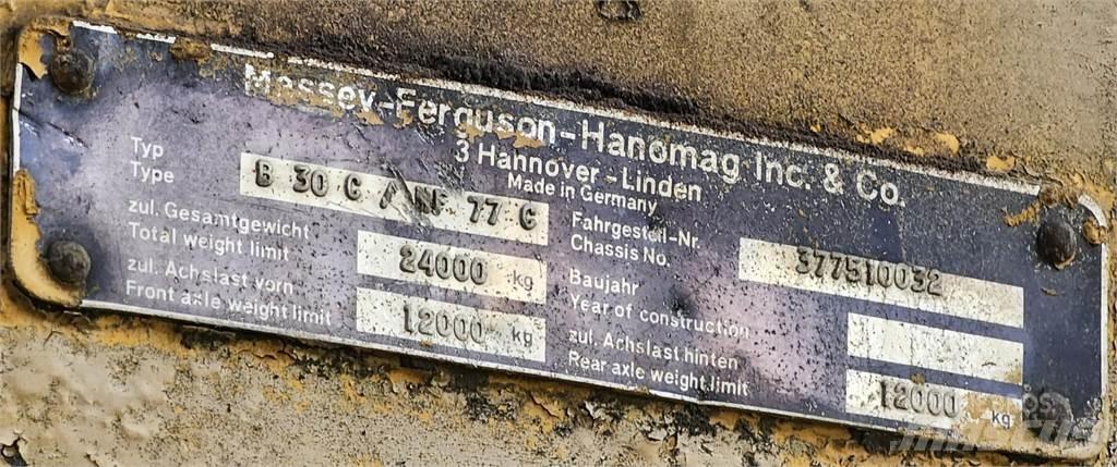 Hanomag 77C Pás carregadoras de rodas