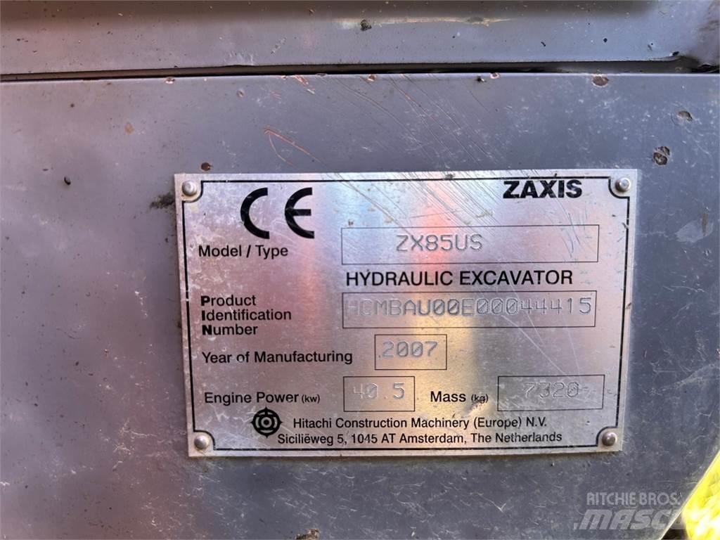 Hitachi ZX85 US Escavadoras Midi 7t - 12t