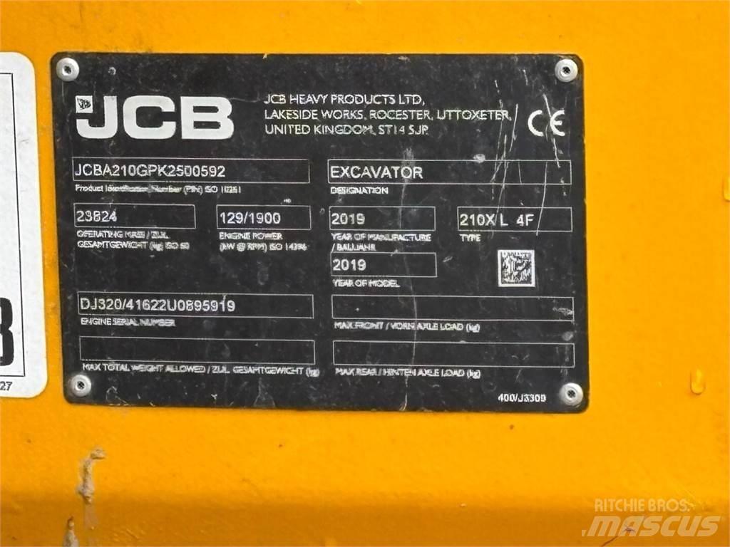 JCB 210 X L 4F Escavadoras de rastos