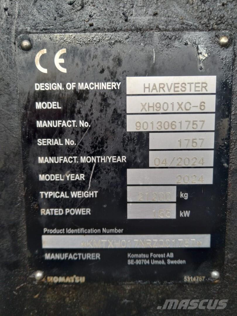 Komatsu 901 XC Processadores florestais