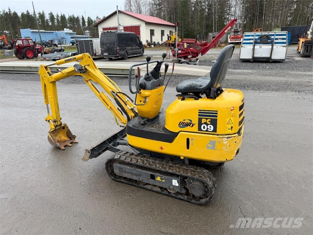 Komatsu PC09 Mini Escavadoras <7t