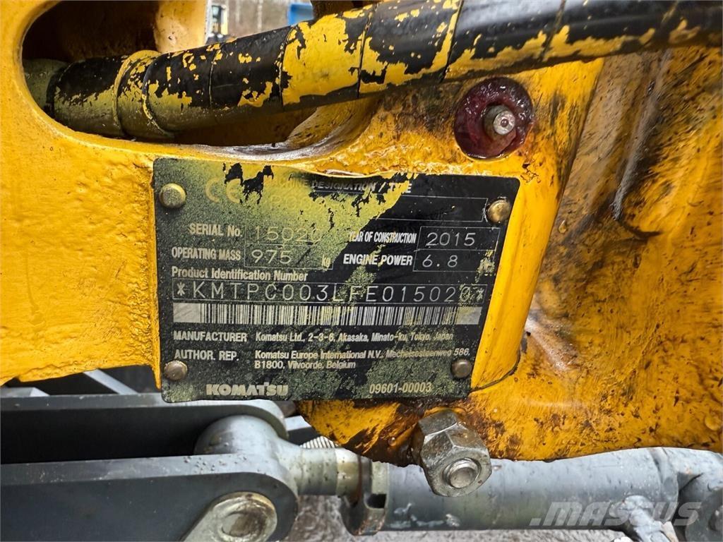 Komatsu PC09 Mini Escavadoras <7t