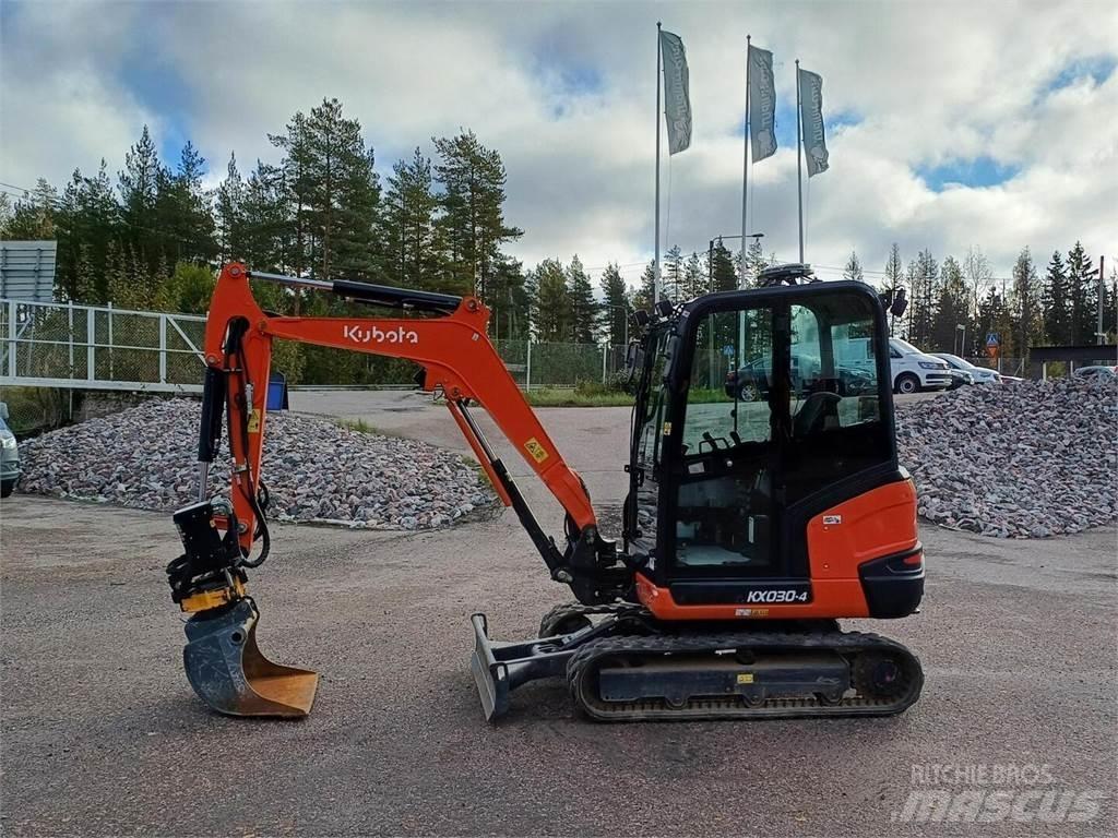 Kubota KX 030-4 Mini Escavadoras <7t