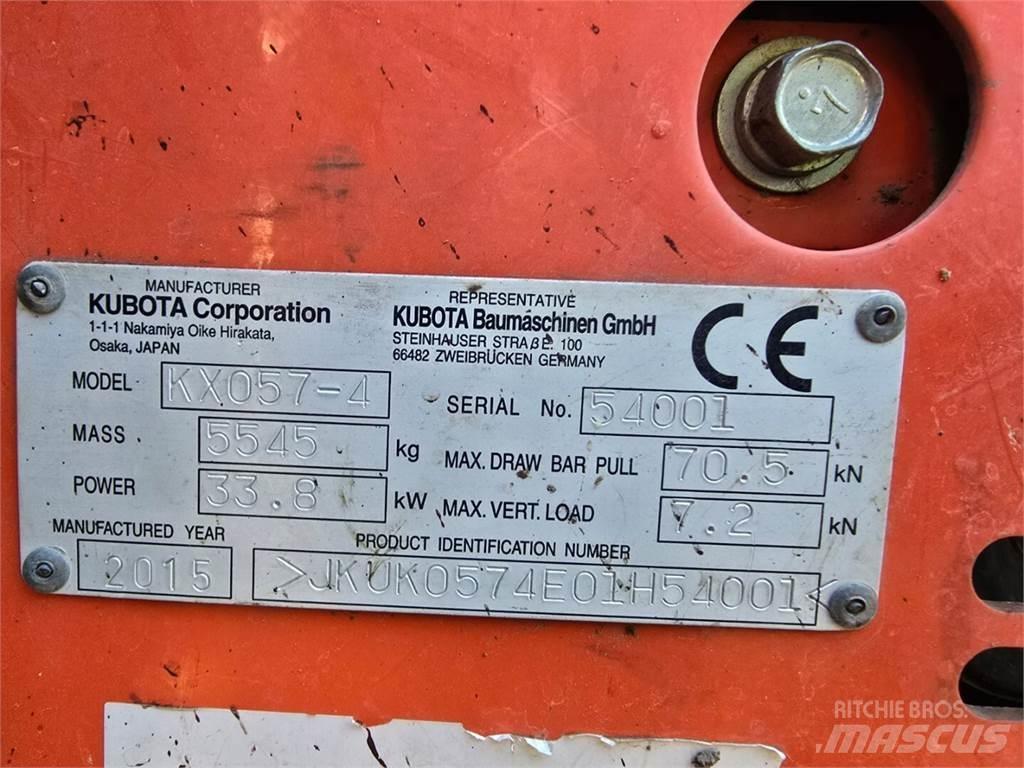 Kubota KX 057-4 Escavadoras de rastos