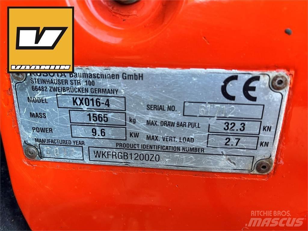 Kubota KX016-4 Mini Escavadoras <7t