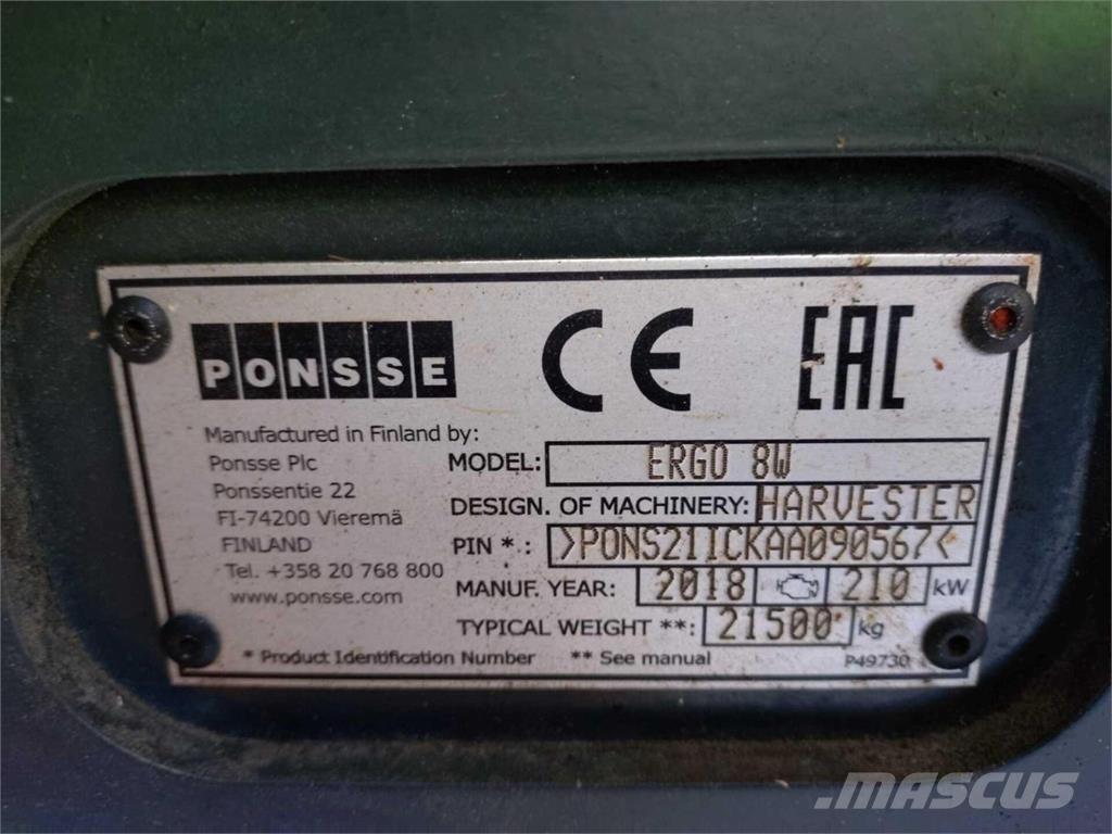 Ponsse Ergo Processadores florestais
