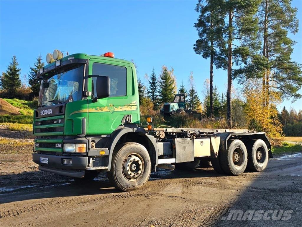 Scania 124C 6X4 Camiões Ampliroll